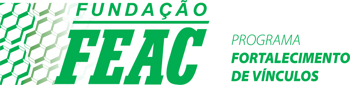 Logotipo do Programa Fortalecimento de Vínculos, da Fundação FEAC