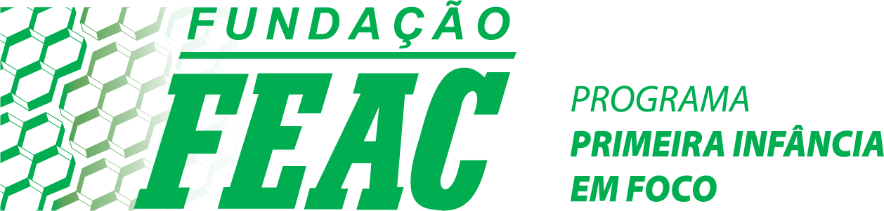 Logotipo do Programa Primeira Infância em Foco, da Fundação FEAC