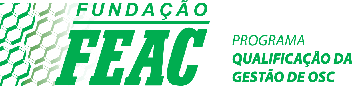 Logotipo do Programa Qualificação da Gestão de OSC, da Fundação FEAC