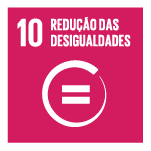 Logotipo do ODS 11: Redução das desigualdades